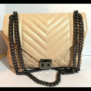 Borse in pelle pink quilted leather satchel handbag